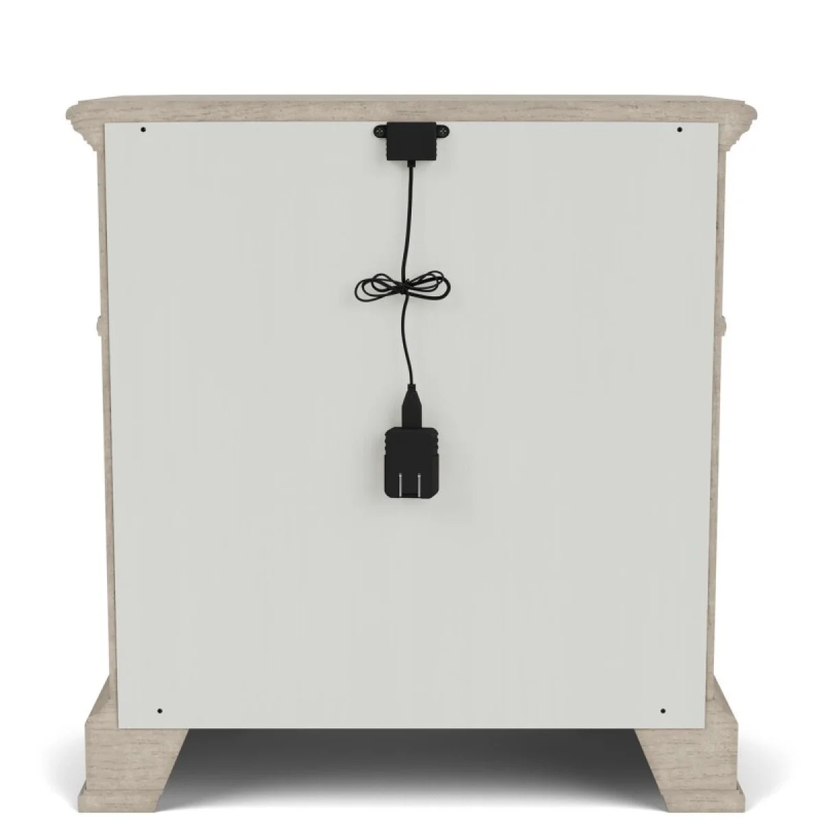 3-drawer Nightstand Nightstands Cream 8