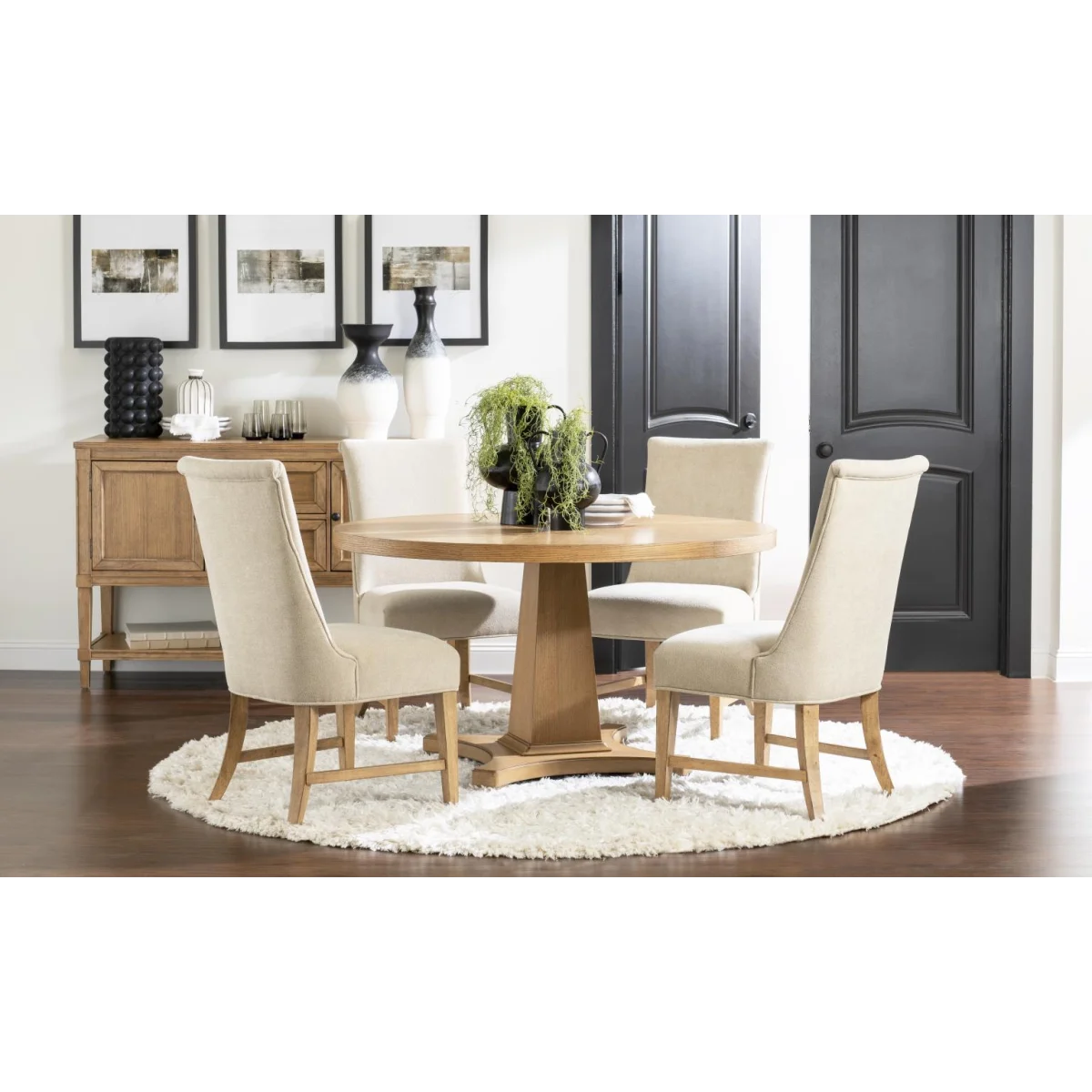 Credenza Dining Storage Cream 8
