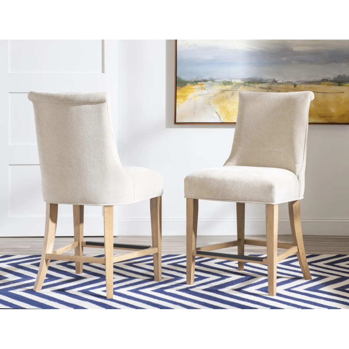 Upholstered Counter Chair Chairs & Benches Chairs & Benches 7