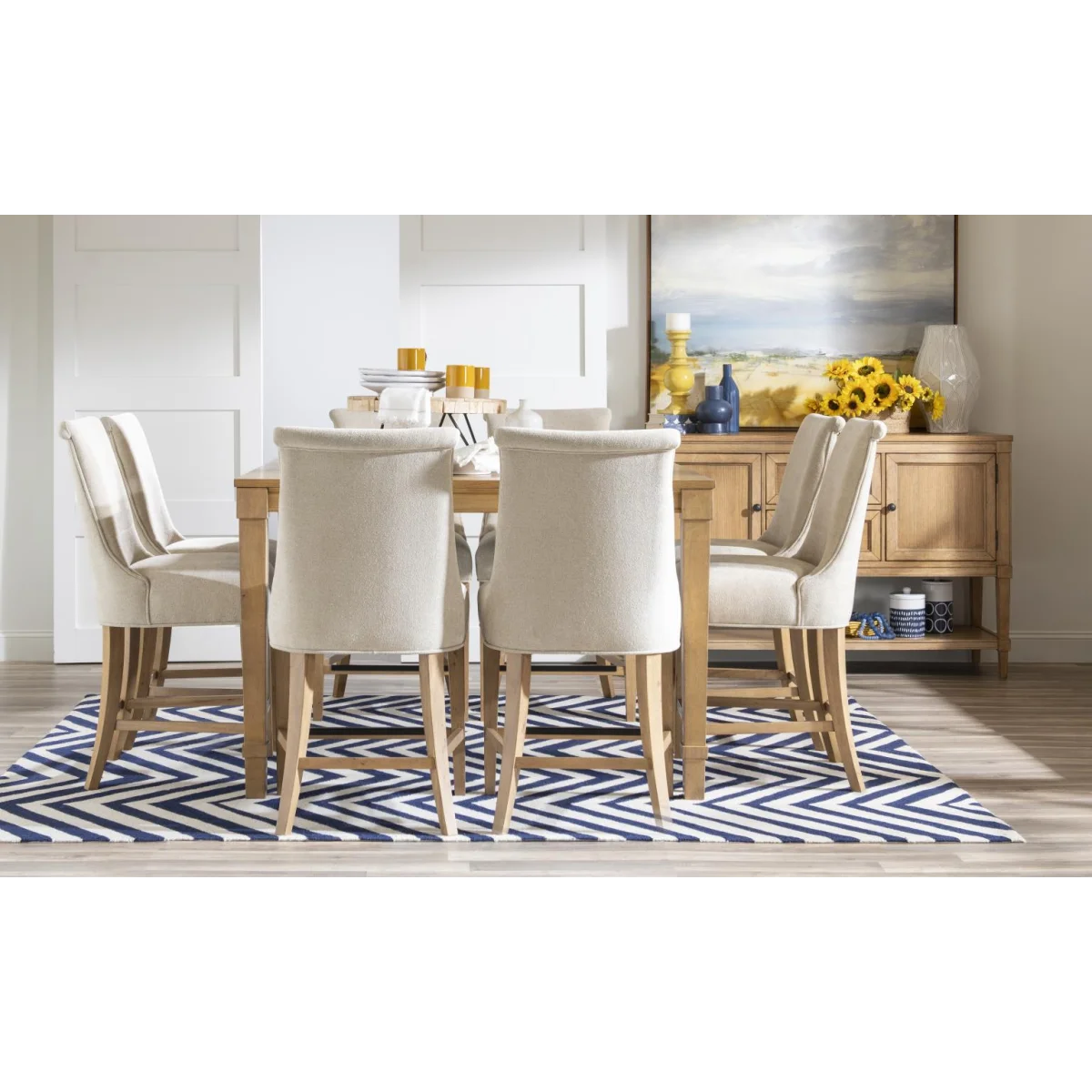 Upholstered Counter Chair Chairs & Benches Chairs & Benches 8