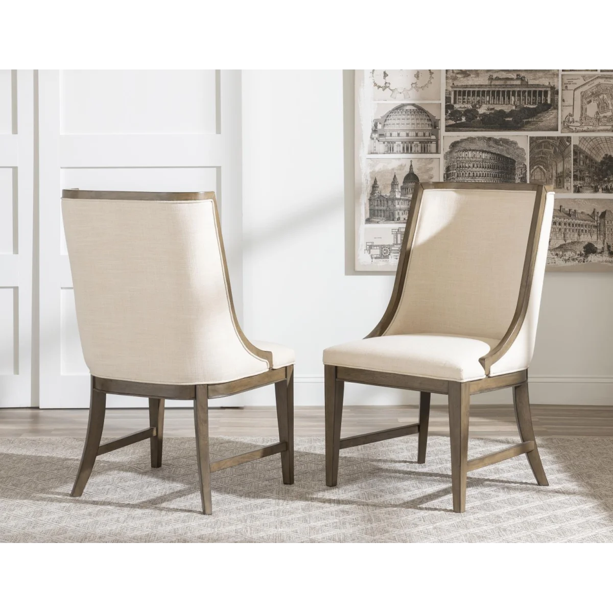 Shelter Upholstred Side Chair Chairs & Benches Chairs & Benches 7