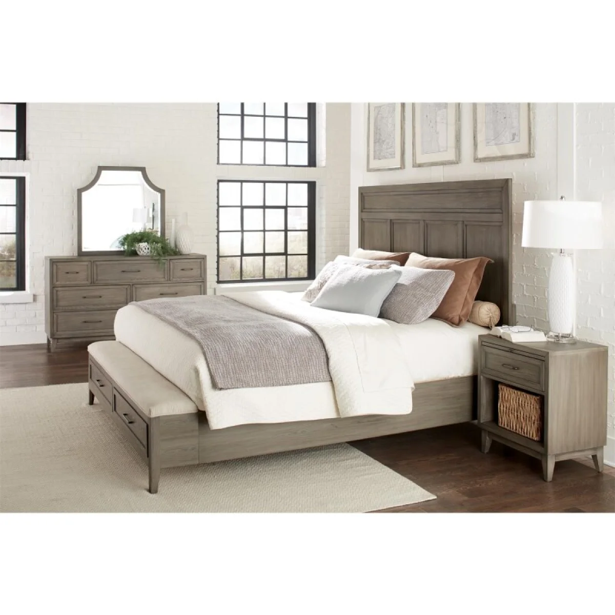 Arch Mirror Bedroom Mirrors Brown 7