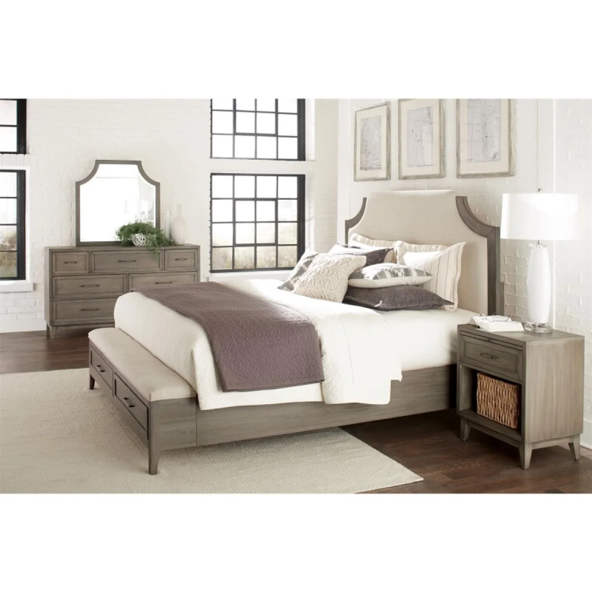 Arch Mirror Bedroom Mirrors Brown 8