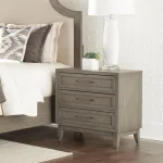 3-drawer Nightstand Nightstands Brown 18
