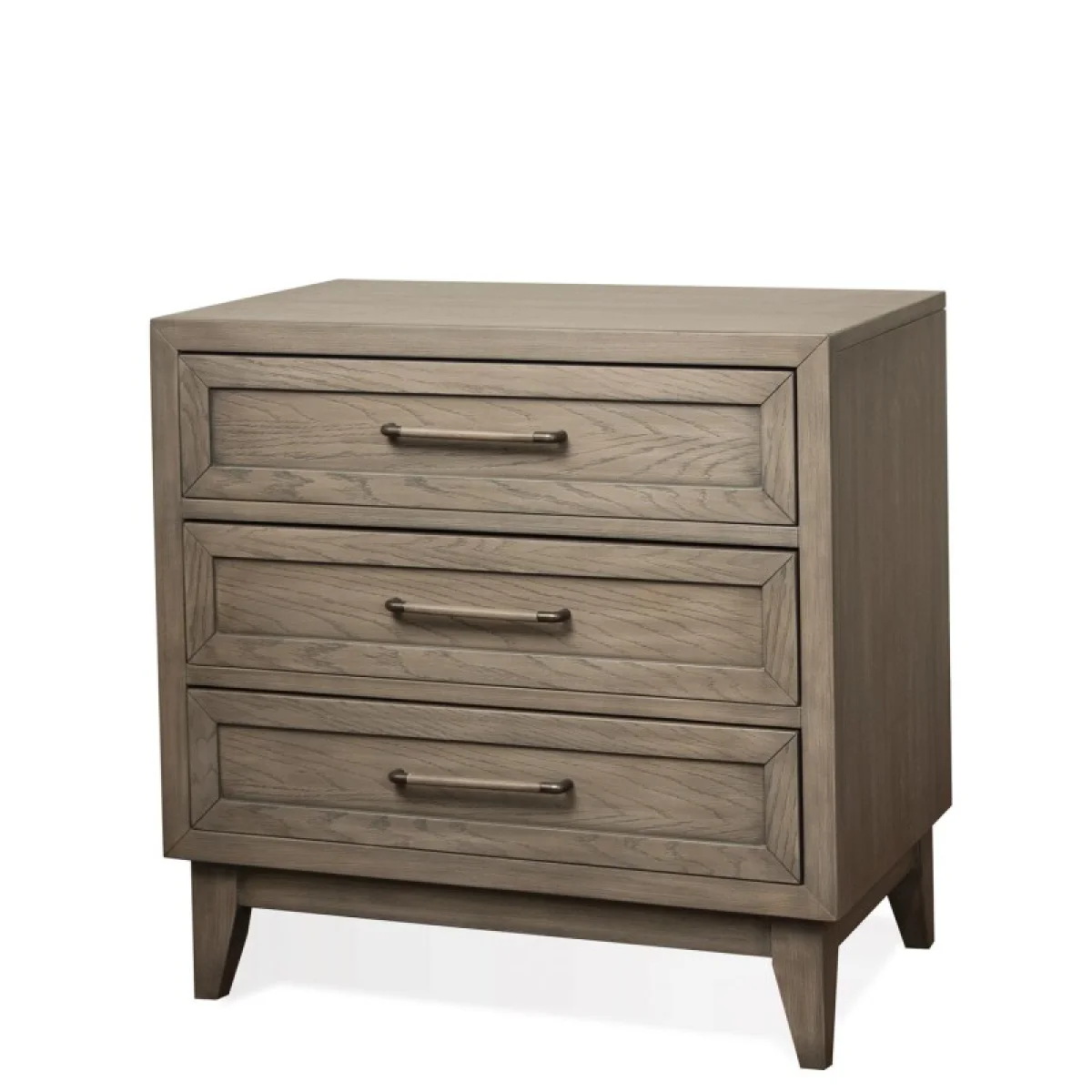 3-drawer Nightstand Nightstands Brown 6