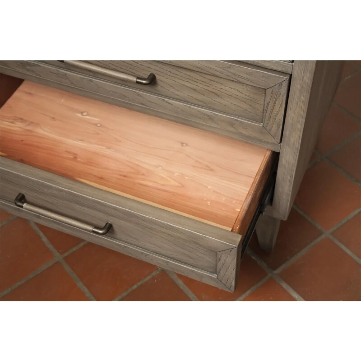 3-drawer Nightstand Nightstands Brown 8