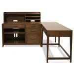 Corner Unit Desks Brown 6
