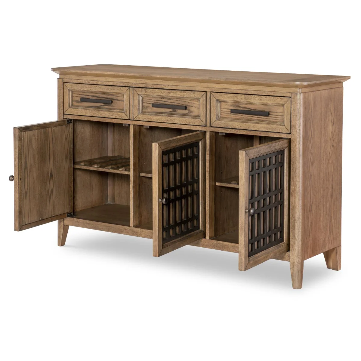 Credenza Dining Storage Brown 6