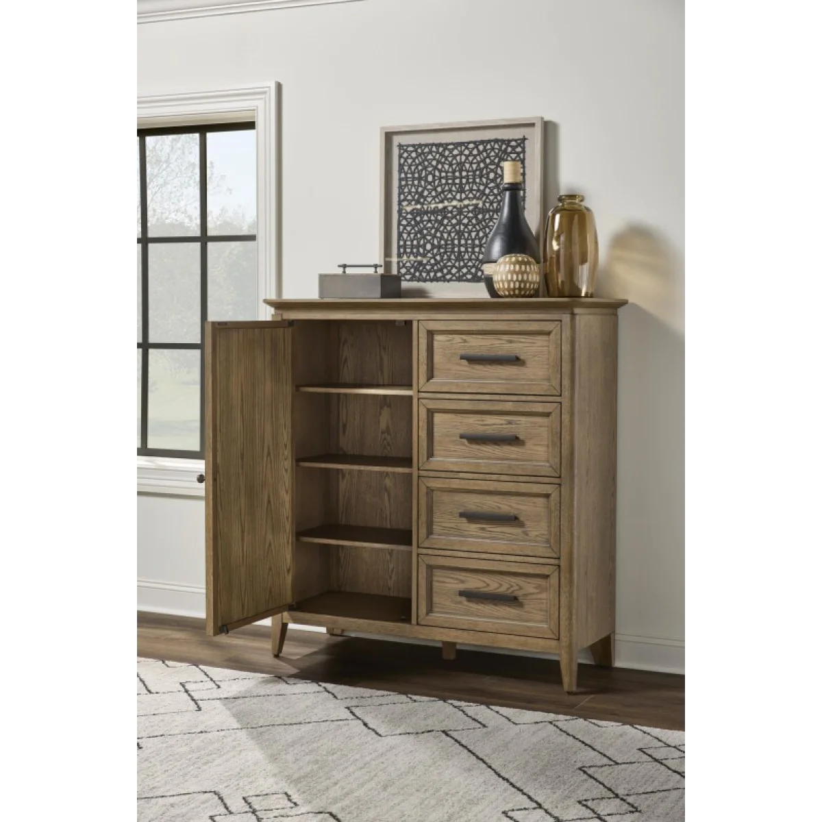 Door Chest Bureau Chests Brown 8