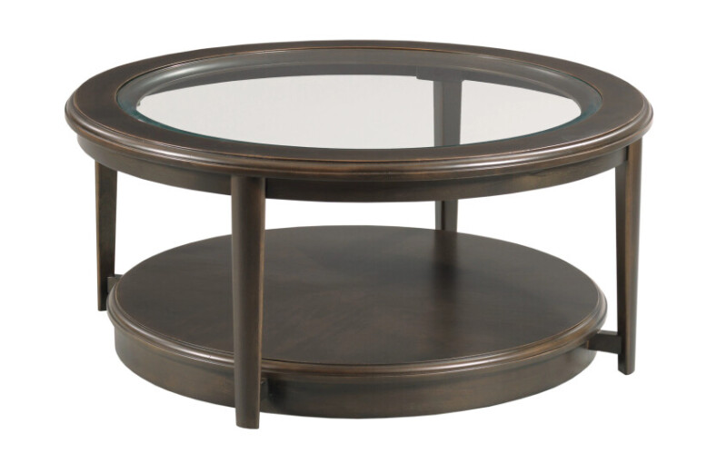 Whitaker Round Coffee Table W/casters