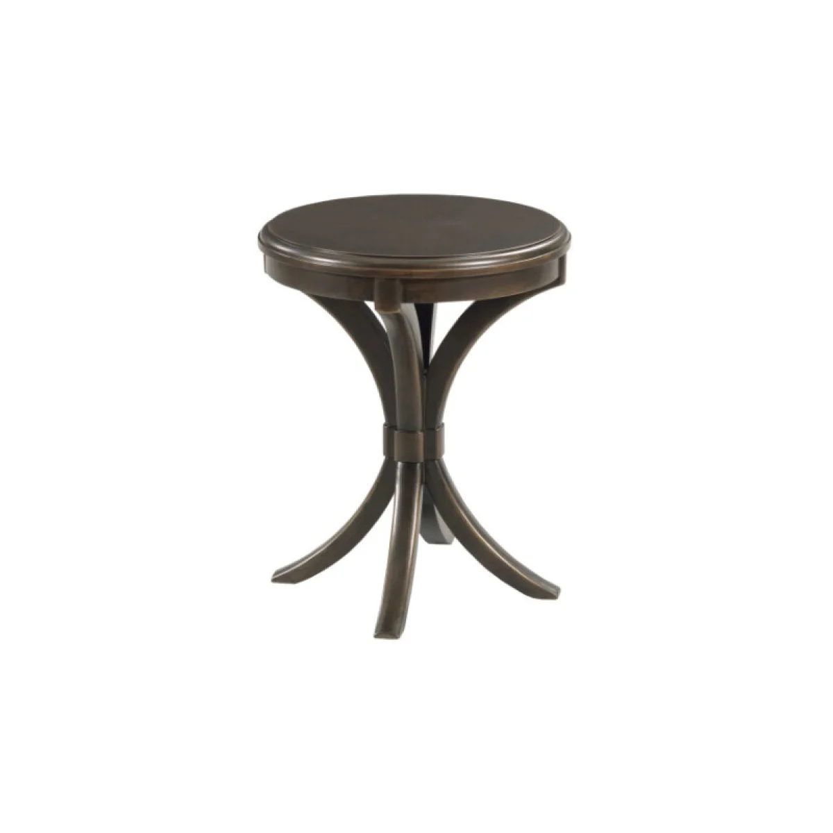 Whitaker Round Spot Table Chairside Tables Brown 4