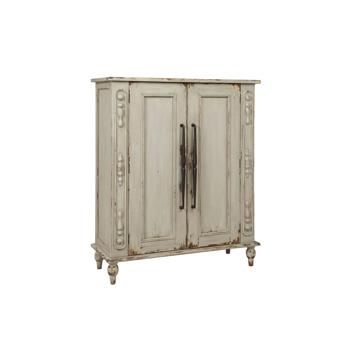 Distressed Bijou Hall Cabinet Accent Furniture Accent Furniture 4