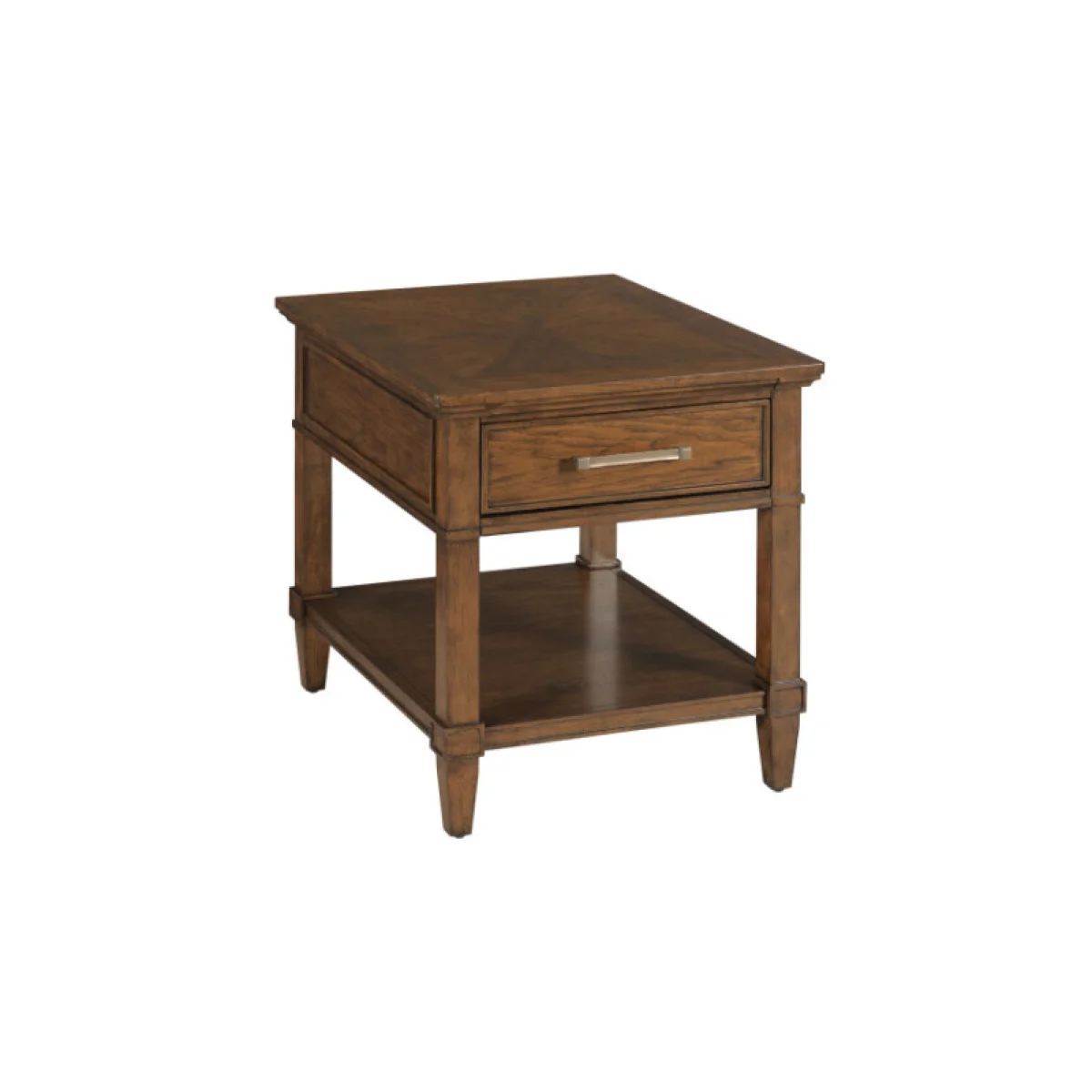 Longham Rectangular Drawer End Table End tables Brown 4