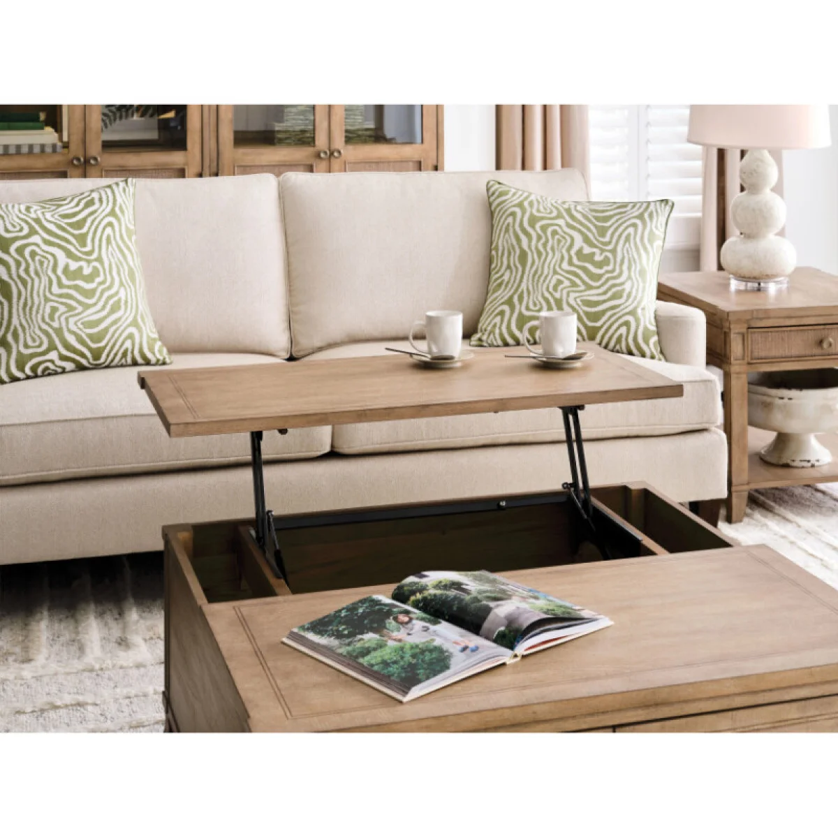 Chastain Woodfield Square Coffee Table Cocktail & Coffee Tables American Drew 6