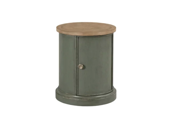Chastain Woodfield Round Accent Table – Green Accent Furniture Accent Furniture