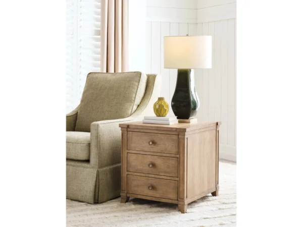 Chastain Woodfield Chairside Chest Chairside Tables American Drew