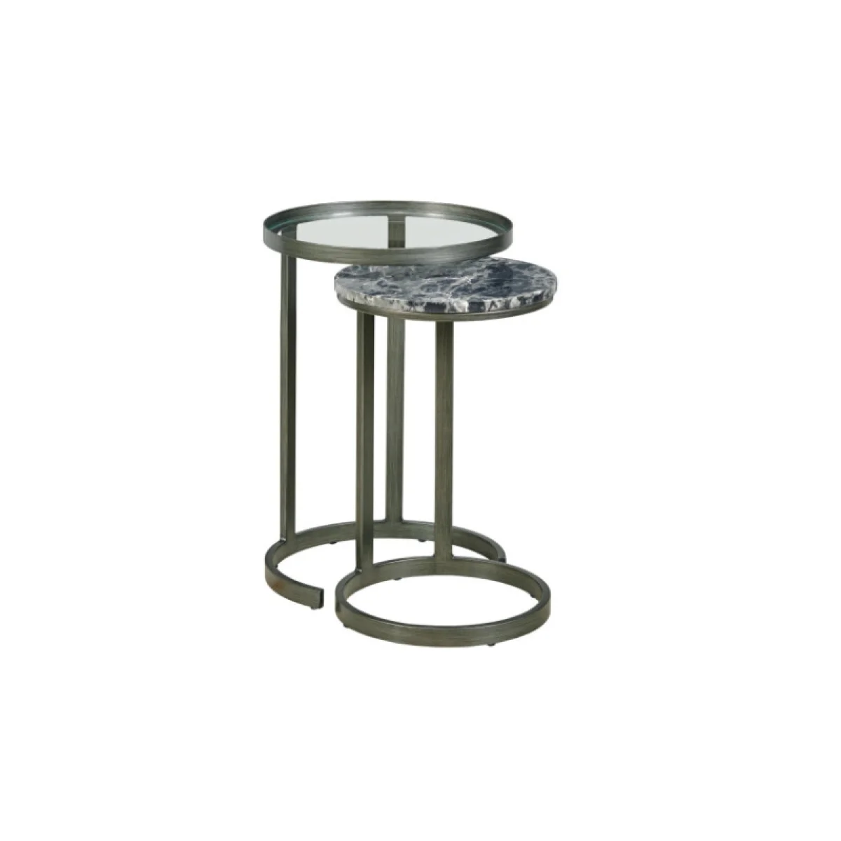 Ala Carte Nesting C-tables Set Of Two End tables black 4
