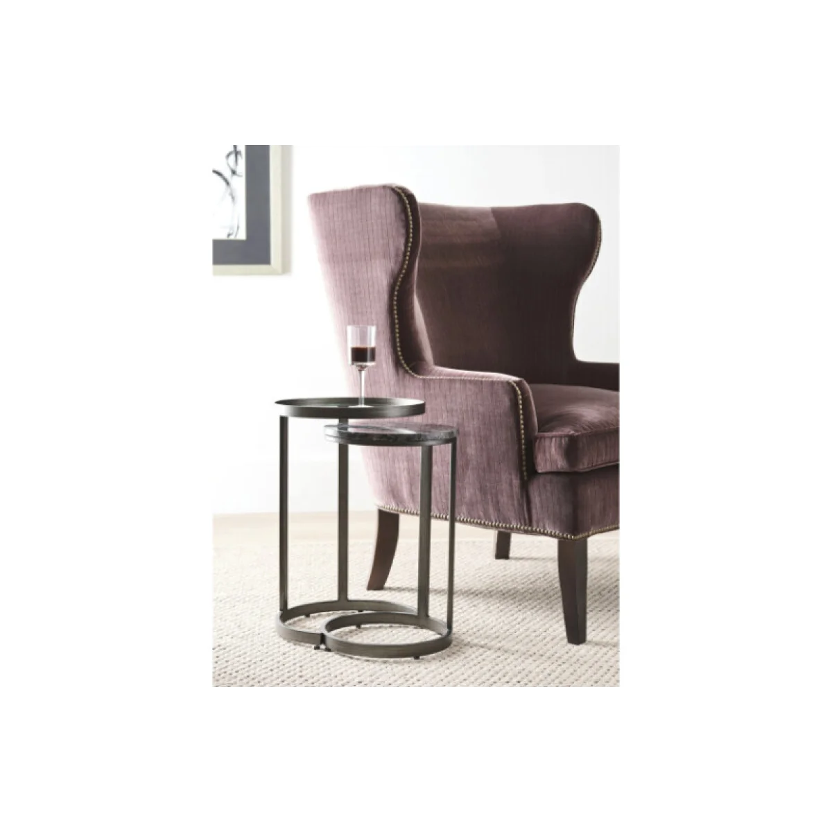 Ala Carte Nesting C-tables Set Of Two End tables black 6