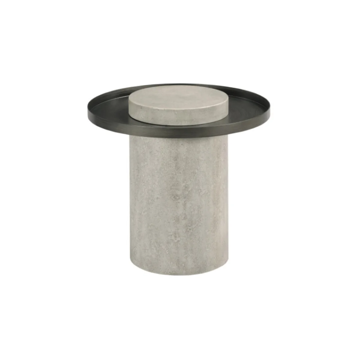 Ala Carte Accent Stone Chairside Table – Short Chairside Tables Chairside Tables 4