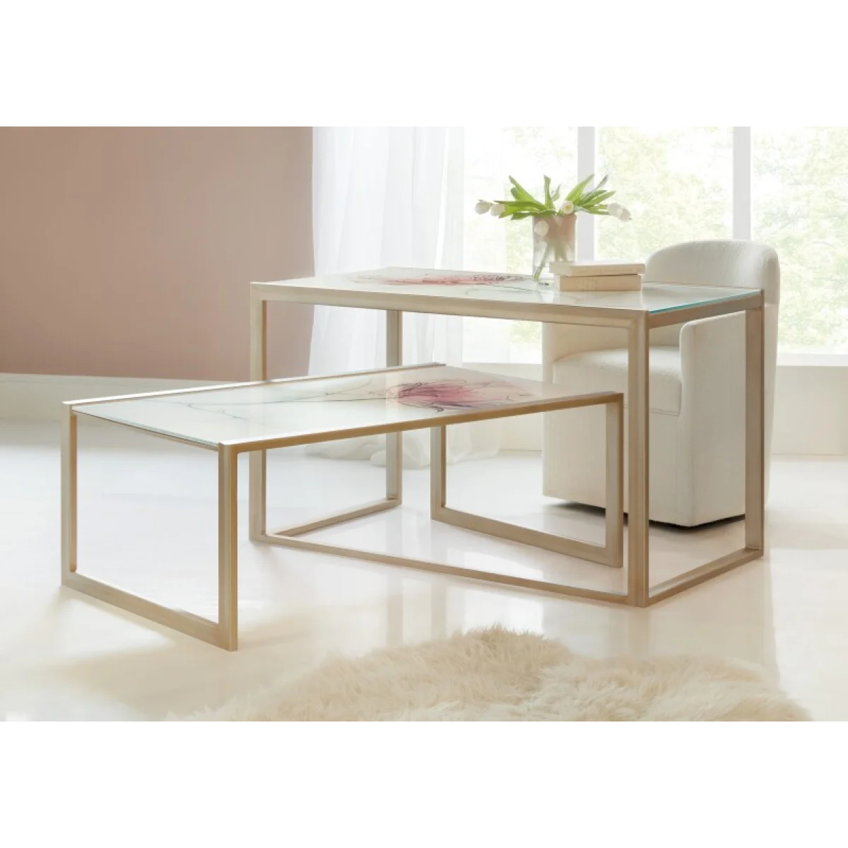 Susan G. Komen Blossoming Hope Cocktail Table Cocktail & Coffee Tables Cocktail & Coffee Tables 10