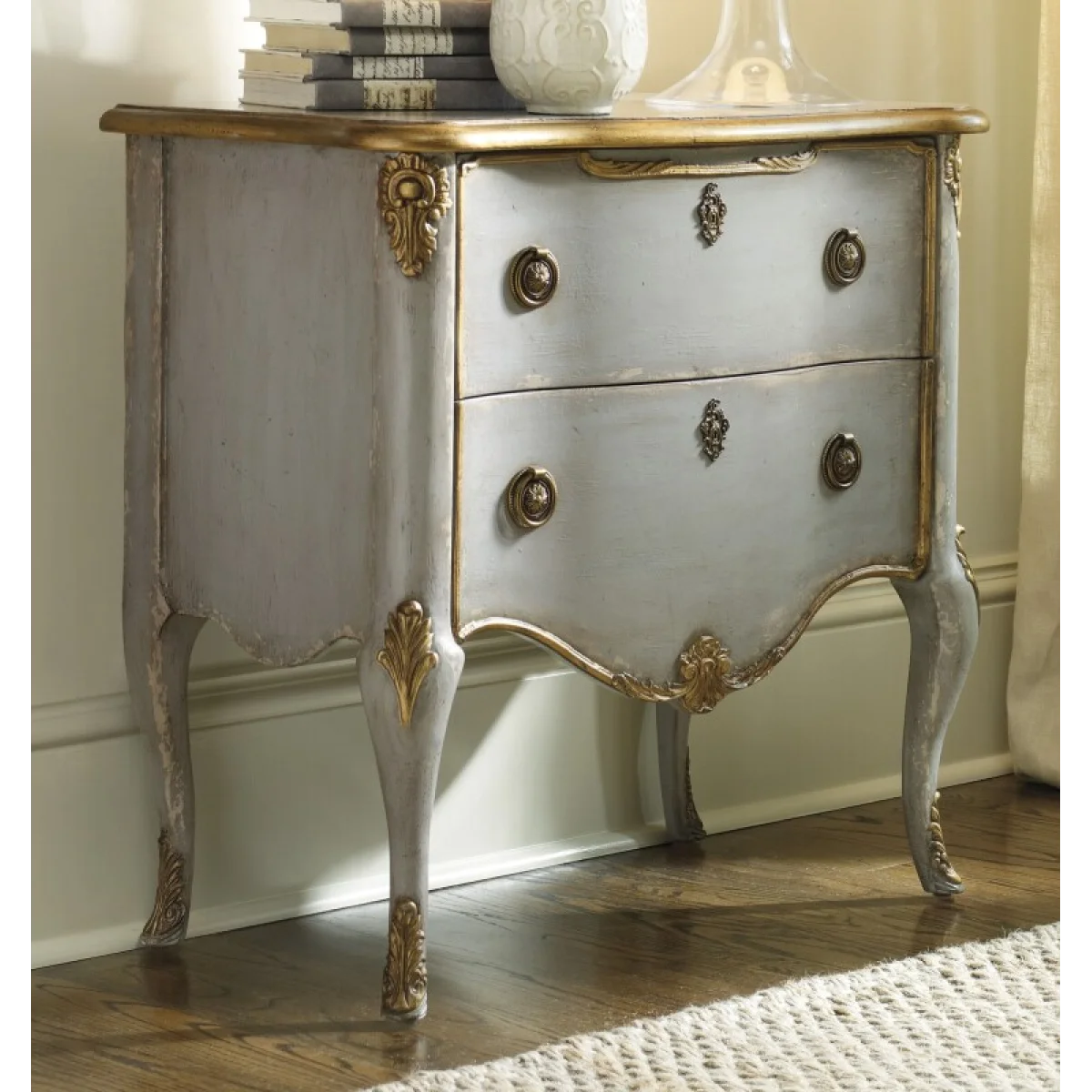 Melange French Two Drawer Chest Accent Furniture Accent Furniture 4