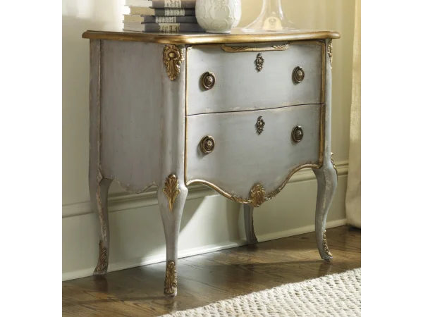 Melange French Two Drawer Chest Accent Furniture Accent Furniture