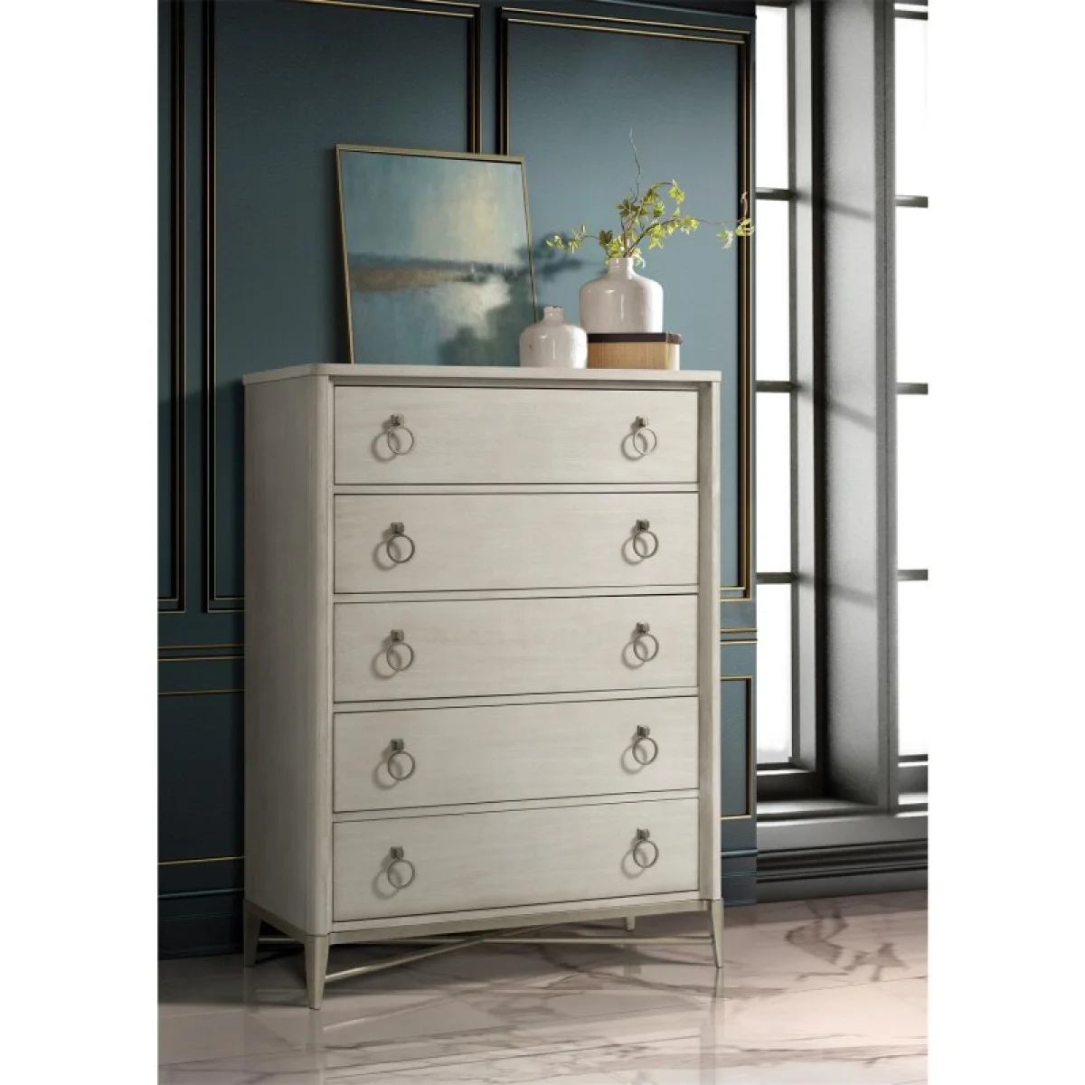 5-drawer Chest Chests Champagne 4