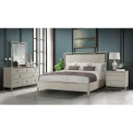 3-drawer Nightstand Nightstands Champagne 12
