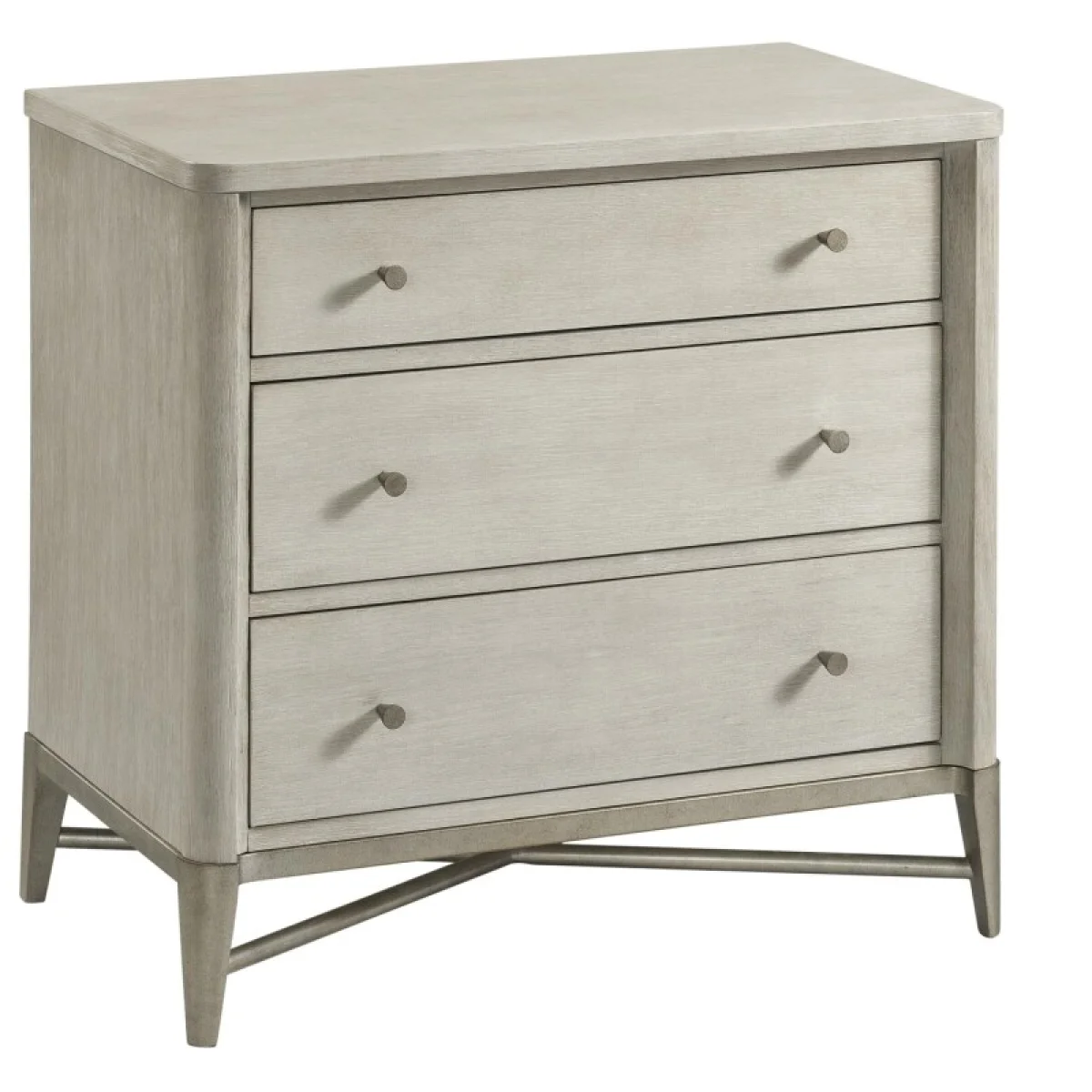 3-drawer Nightstand Nightstands Champagne 6