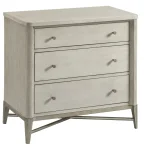 3-drawer Nightstand Nightstands Champagne 14