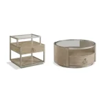 Rectangle End Table End tables Cream 40