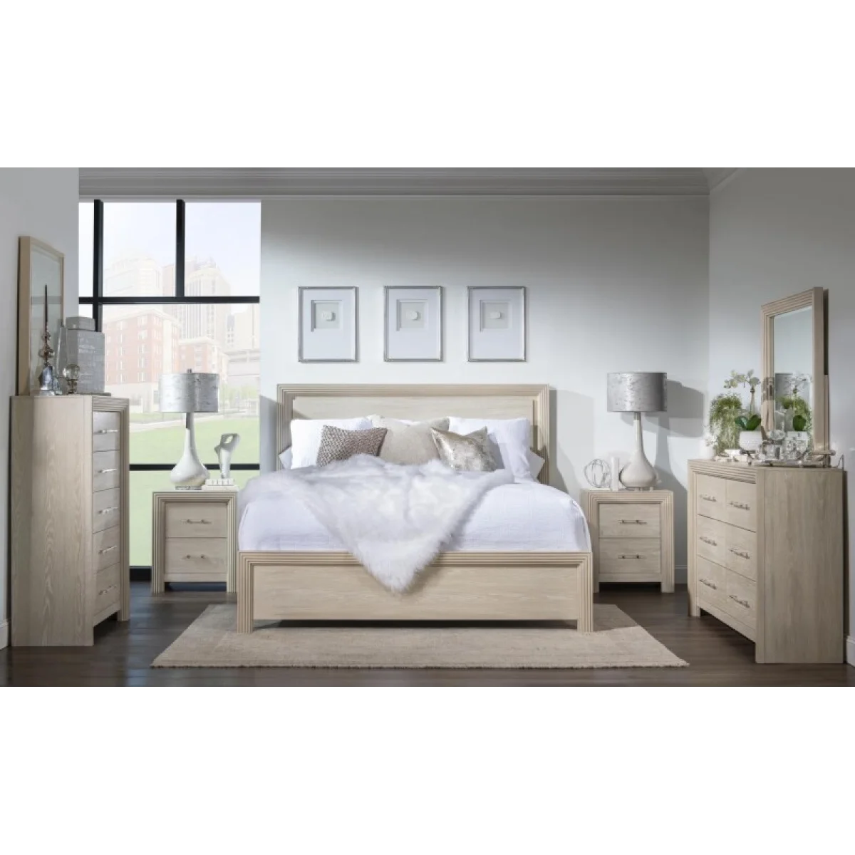 Complete Panel Bed, King 6/6 Beds Beds 8