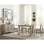 76-in Counter Ht Table Dining Tables Brown 21