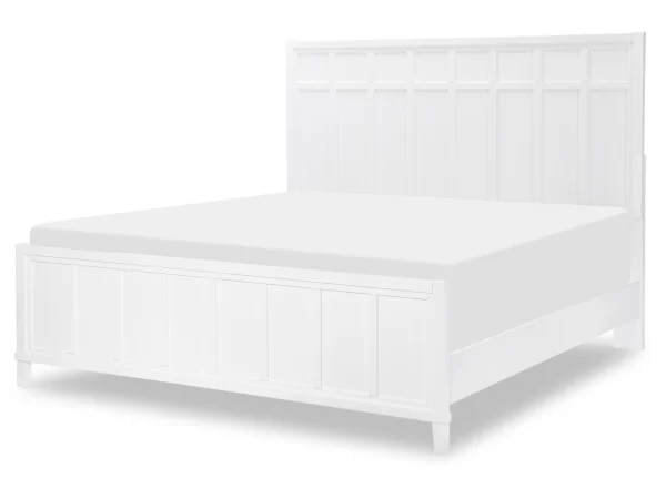 Complete Panel Bed, Queen 5/0 Beds Alabaster