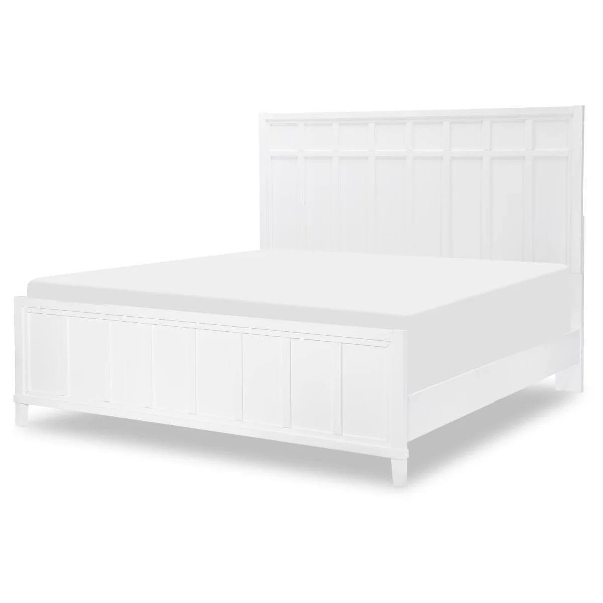 Complete Panel Bed, King 6/6 Beds Alabaster 4