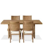 Cane Back Side Chair 2in Chairs & Benches Brown 27
