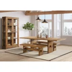 Dining Bench 1in Chairs & Benches Brown 12