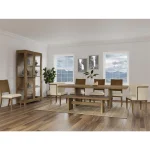 Dining Bench 1in Chairs & Benches Brown 18