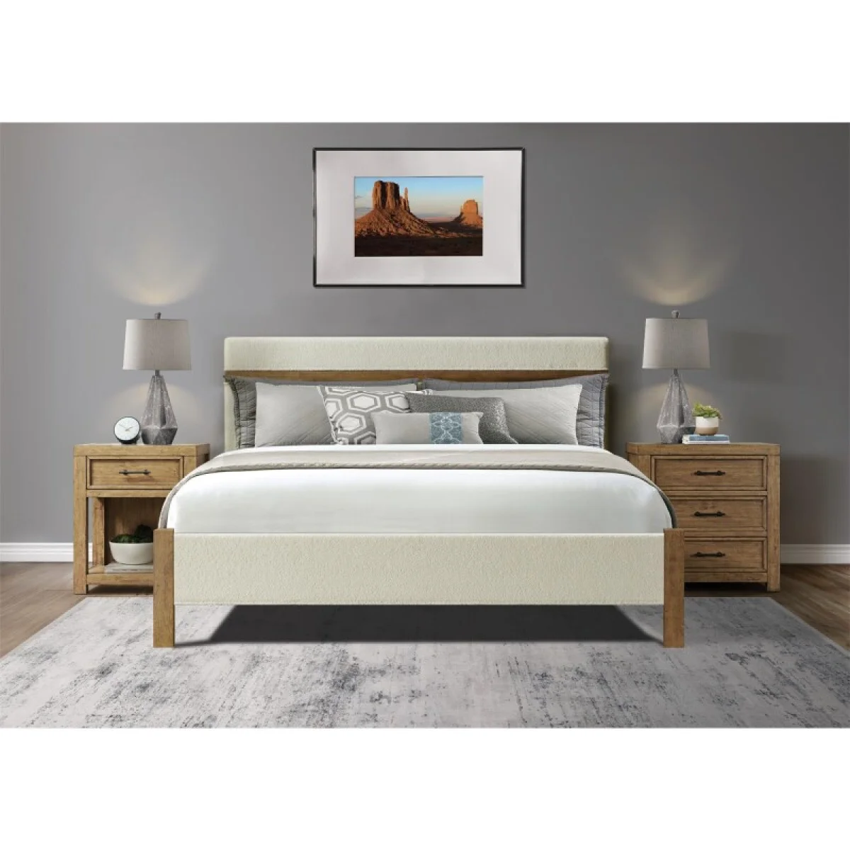 1-drawer Nightstand Nightstands Brown 10