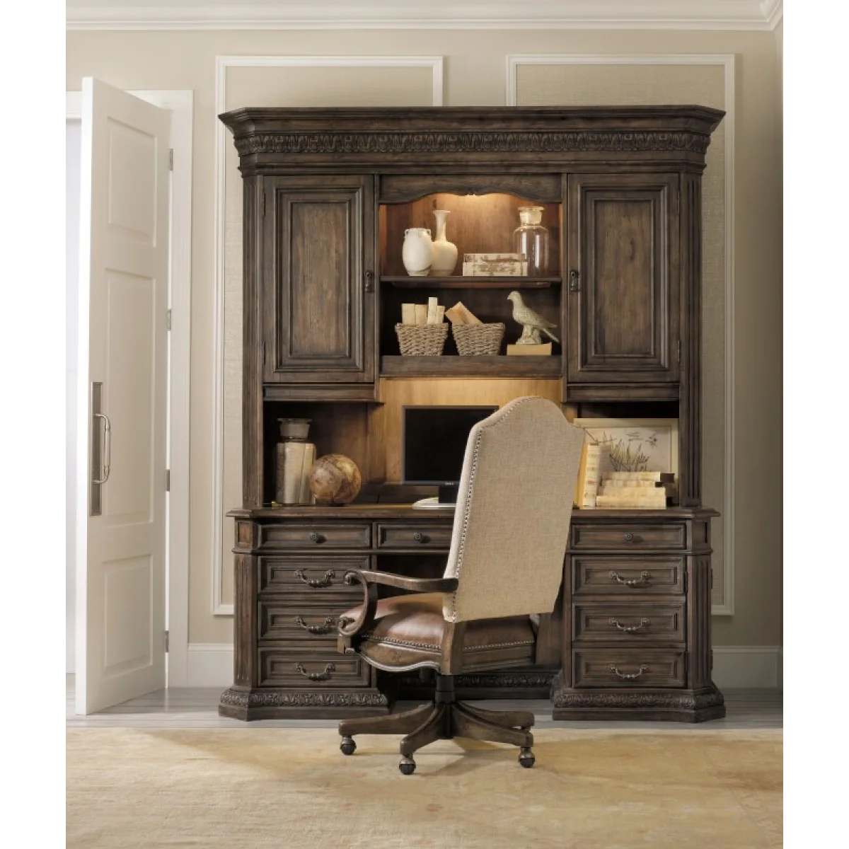 Rhapsody Tilt Swivel Chair Desks Beige 6