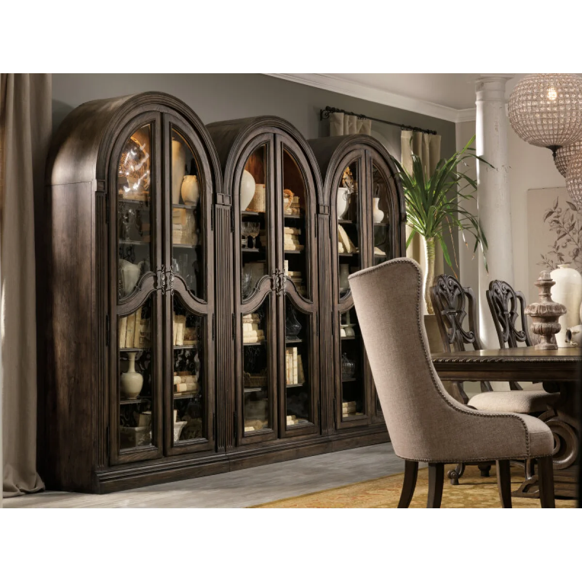 Rhapsody Bunching Curio Dining Storage Brown 6