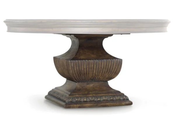 Casual Dining Rhapsody Round Dining Table Base Dining Table Bases Brown