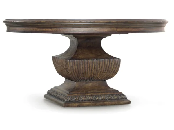 Rhapsody 60 in. Round Dining Table Dining Tables Brown