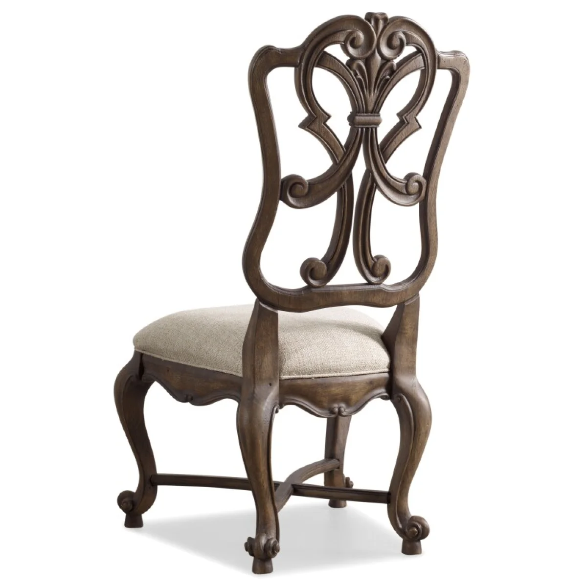 Rhapsody Wood Back Side Chair Chairs & Benches Beige 4
