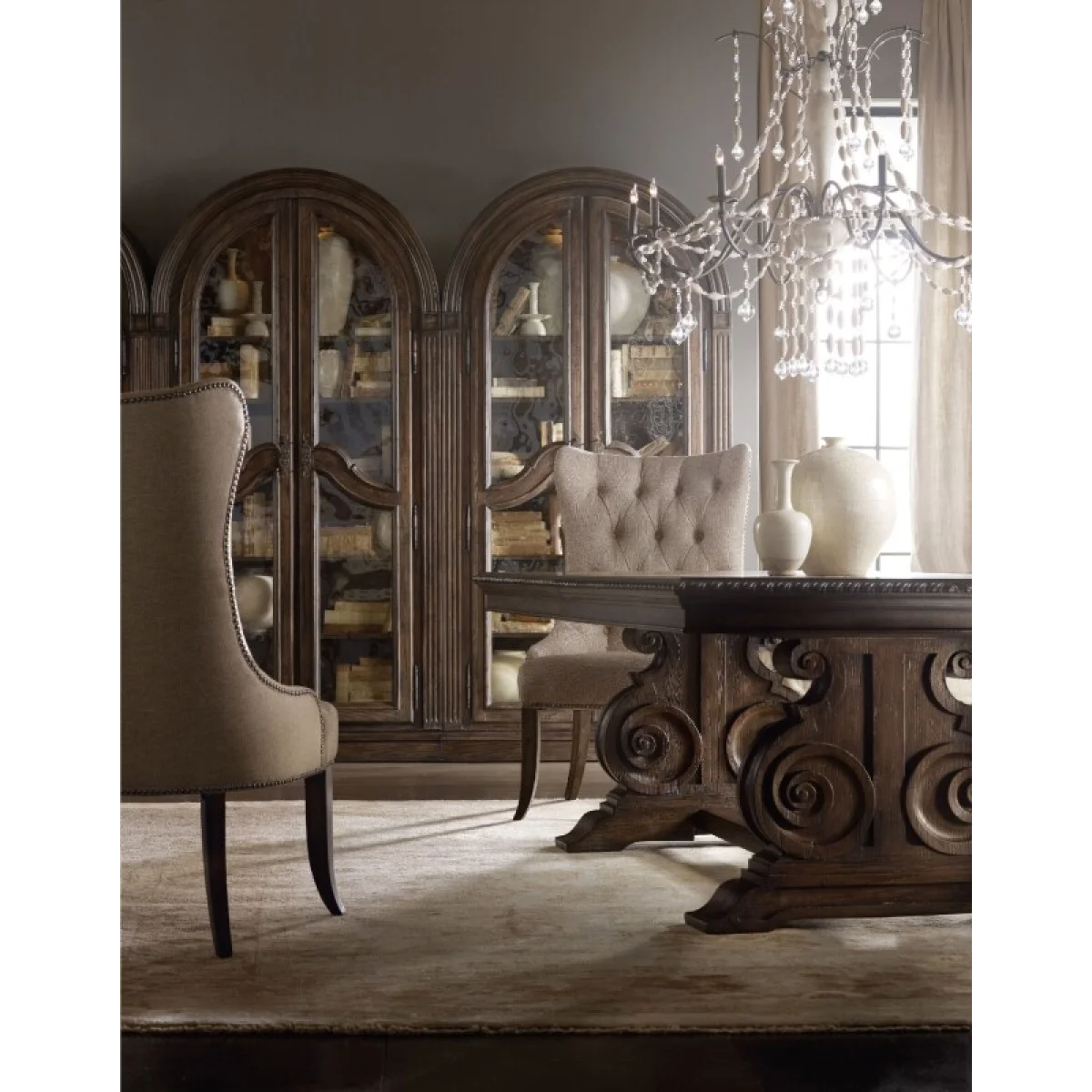 Rhapsody Tufted Dining Chair Chairs & Benches Beige 6