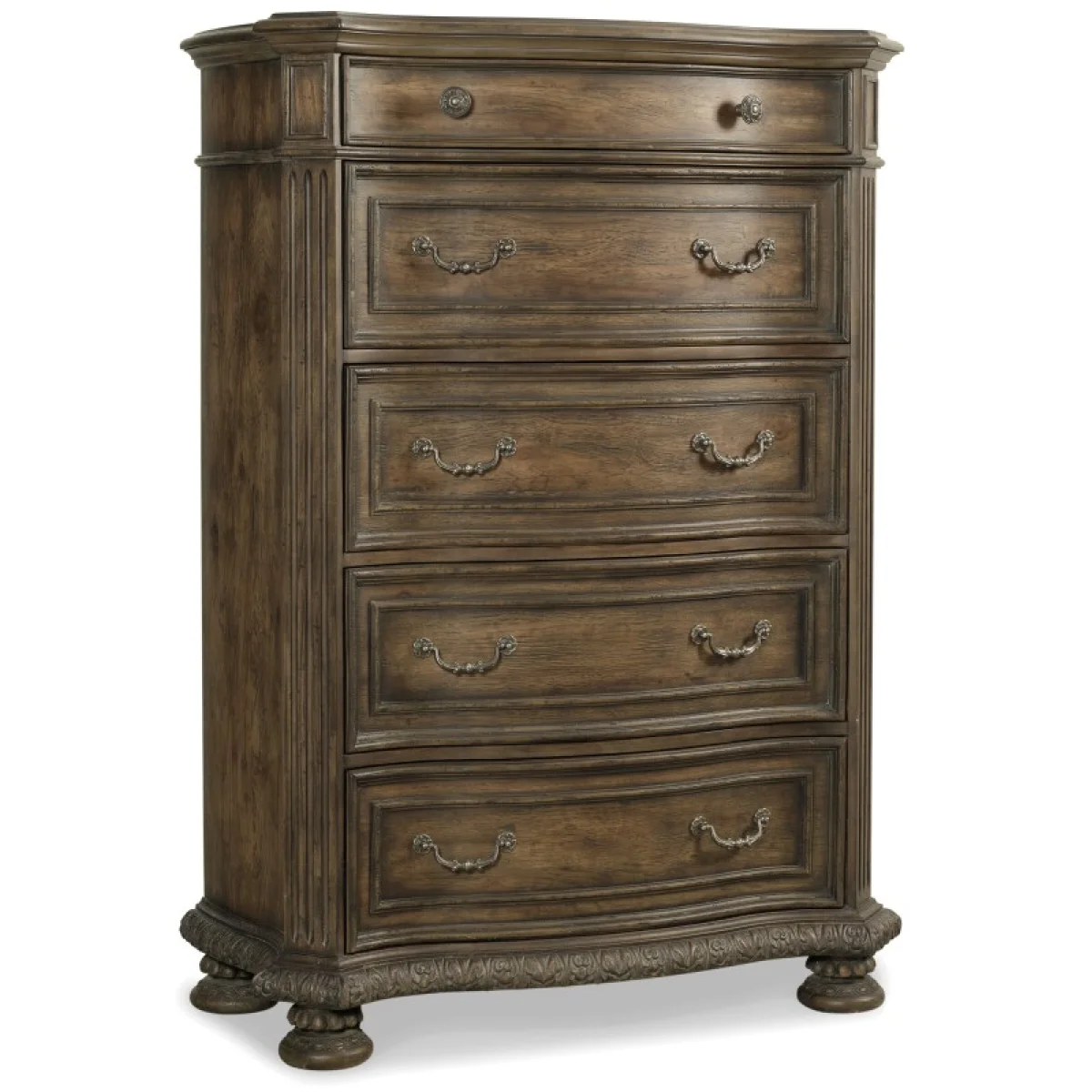 Rhapsody Five Drawer Chest Chests Brown 4