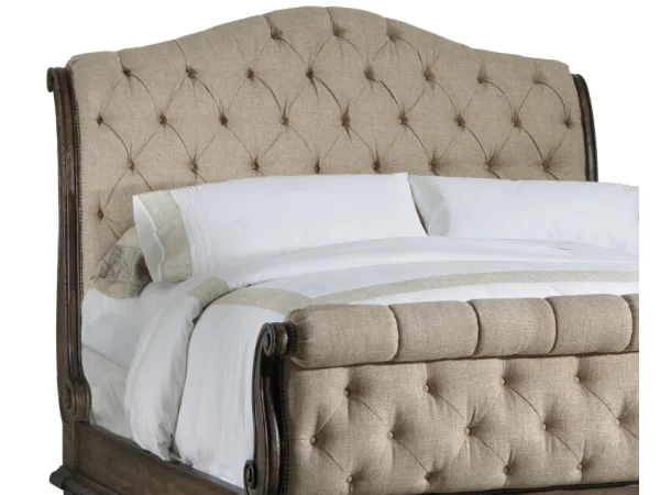 Bedroom Rhapsody California King-King Tufted Headboard Bed Parts Bed Parts