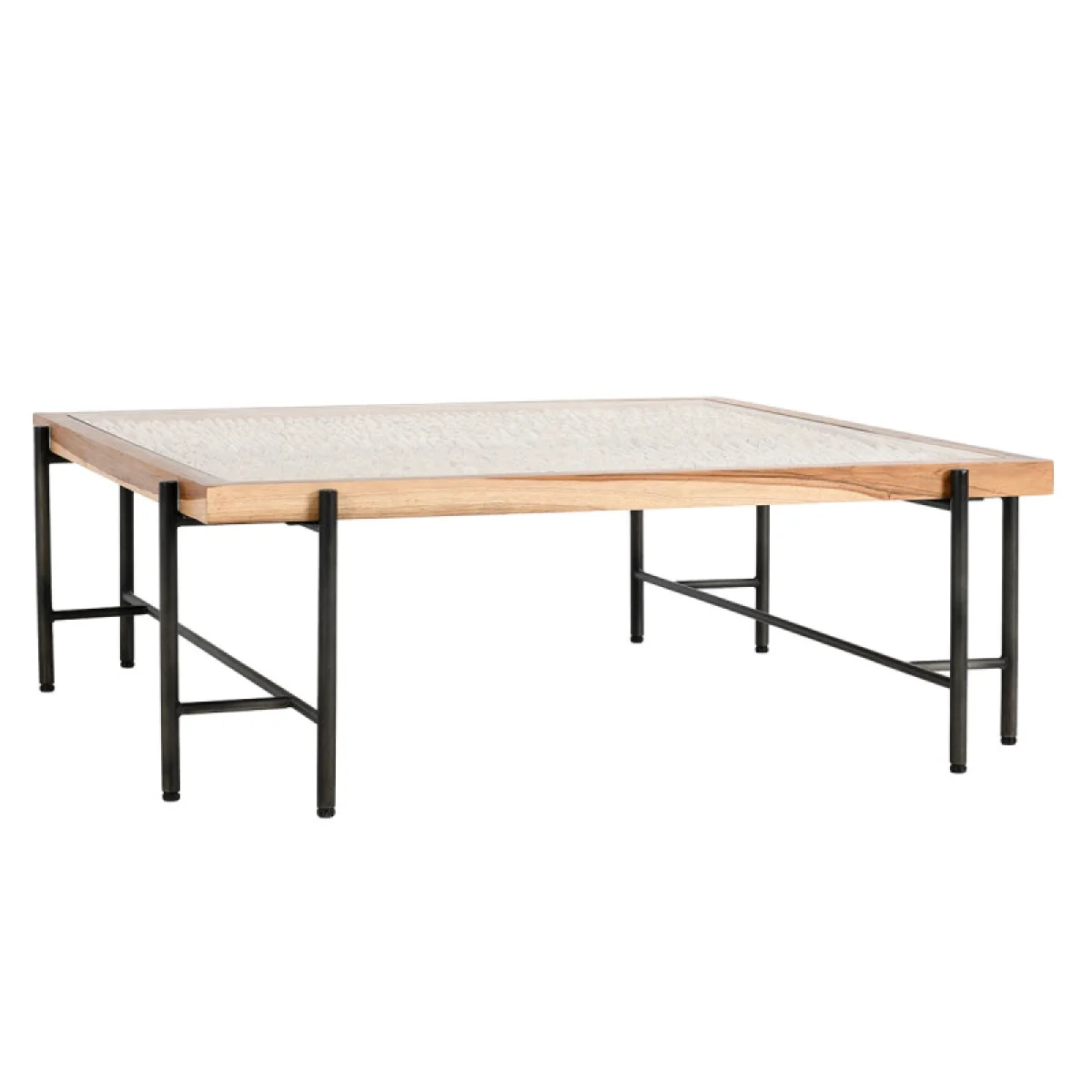 Cyrus Solid Wood Square Coffee Table Cocktail & Coffee Tables Classic Home 4