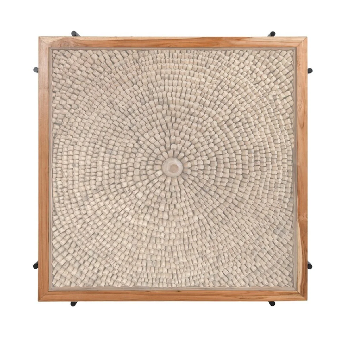 Cyrus Solid Wood Square Coffee Table Cocktail & Coffee Tables Classic Home 6
