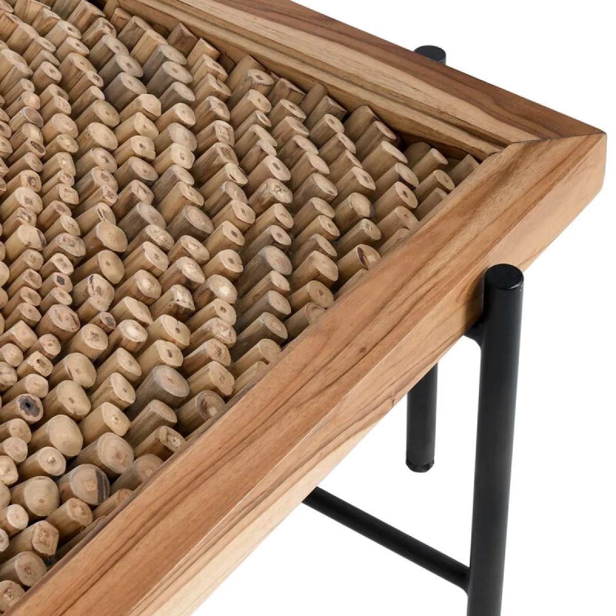 Cyrus Solid Wood Square Coffee Table Cocktail & Coffee Tables Classic Home 10